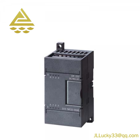 SIEMENS 6ES7 223-1BF22-0XA0 EM 223: 4DI/4DO, DC 24V - Precision Digital I/O Module for Industrial Automation