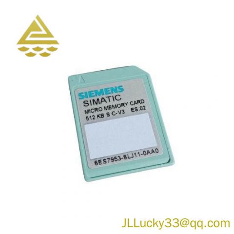 Siemens 6ES7 953-8LJ11-0AA0 Micro Memory Card, Industrial Control Solutions