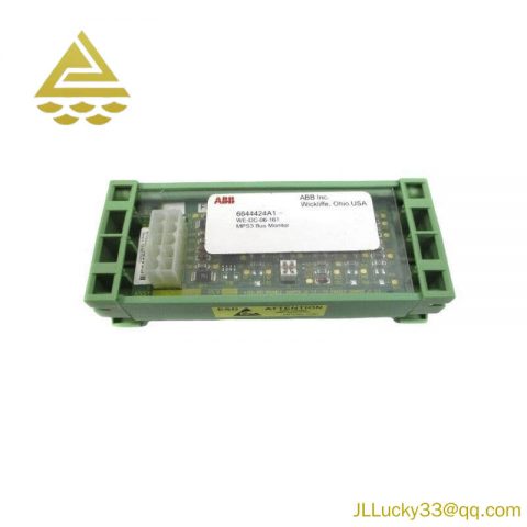 ABB WE-DC-06-161 6644424A1: High-Precision Voltage Bus Monitor Assembly