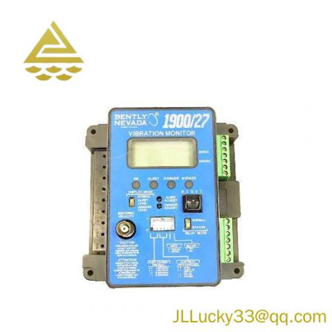 Bently Nevada 1900/27-02-00 Vibration Monitor: Precision Monitoring for Industrial Control Systems