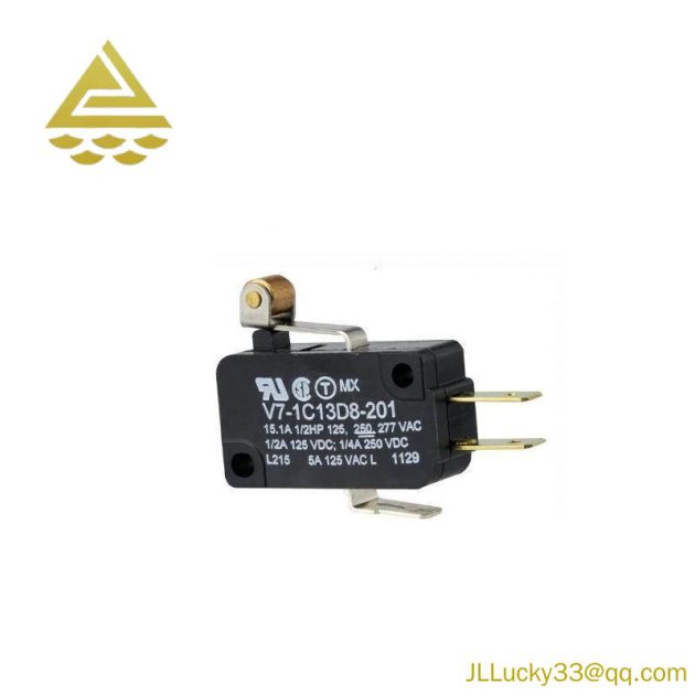 Honeywell V7-1C13D8-201 SPDT Roller Lever Microswitch 15 A, V7 Series - Advanced Control for Industrial Applications
