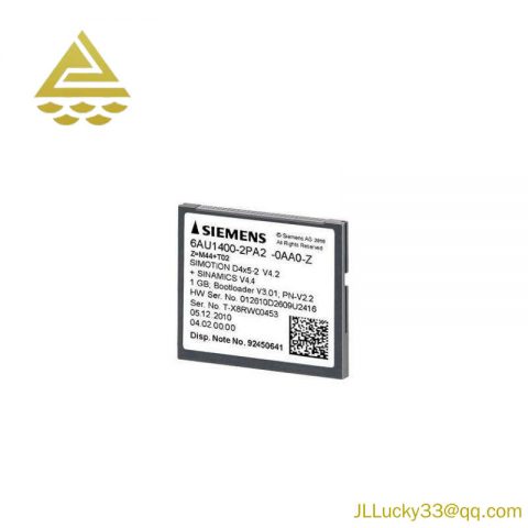SIEMENS 6AU1400-2PA02-0AA0 1 GB Compact Flash Card for Industrial Control Systems