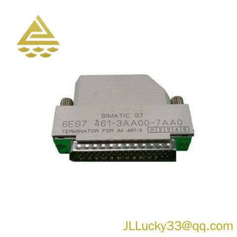 SIEMENS 6ES7461-3AA01-7AA0 Terminating Connector, Industrial Control Solutions