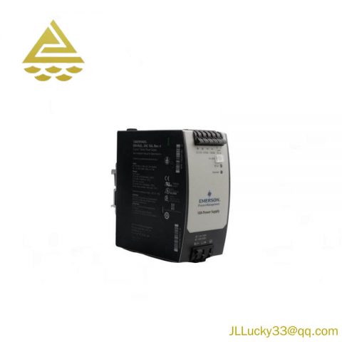 EMERSON 1X00781H01L Power Supply, High Efficiency & Reliability Module