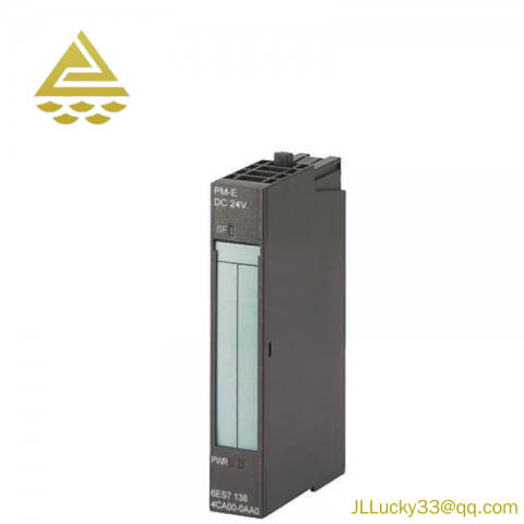 SIEMENS 6ES7138-4CA50-0AB0 PM-E Power Modules: High-Performance Industrial Control Solutions