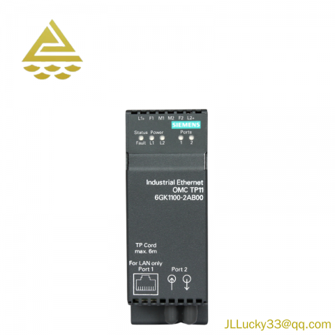SIEMENS 6GK1 100-2AB00 Optical Media Converter, TP11 Control Module