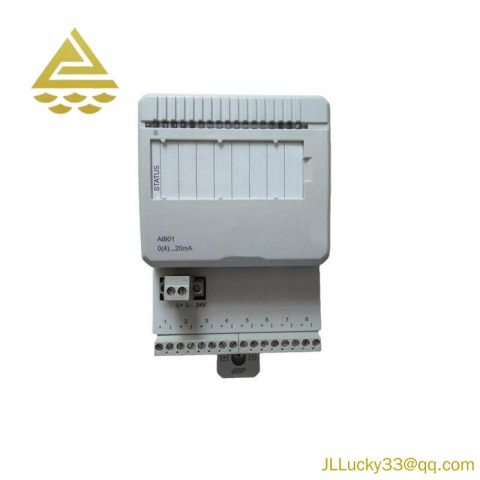 ABB 3BSE020512R1 AI801: 8-Channel Analog Input Unit for Precision Control Applications
