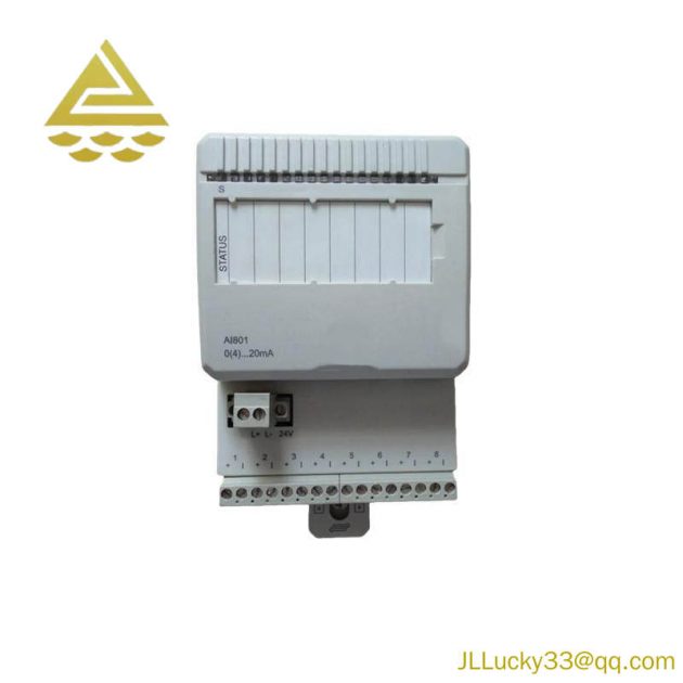 ABB 3BSE020512R1 AI801: 8-Channel Analog Input Unit for Precision Control Applications