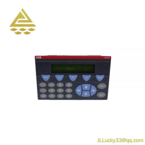 ABB CP502 1SBP260190R1001-A: Advanced Control Panel for Industrial Automation