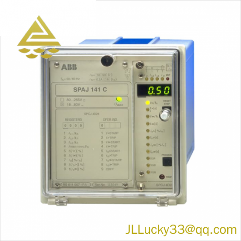 ABB SPAJ 141C RS611007-AA Earth Fault Relay, for Reliable Circuit Protection