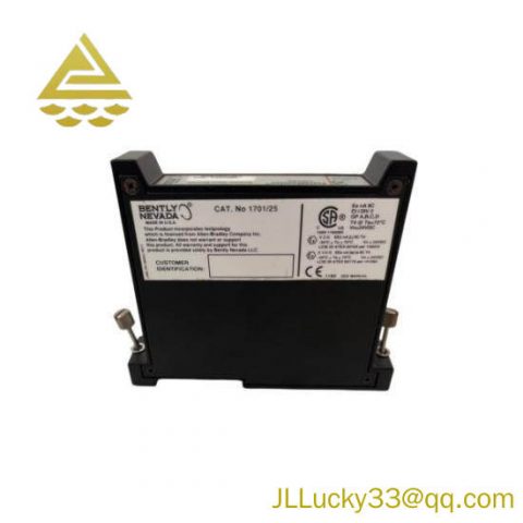 Bently Nevada 1701/25 FieldMonitor Seismic Input Monitor