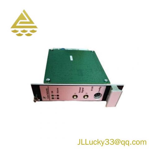 Emerson A6120 Seismic Vibration Monitor - Precision Monitoring for Industrial Control Systems