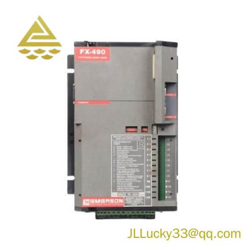 Emerson DeltaV FX490 Servo Driver - High-Precision Control, Robust Performance