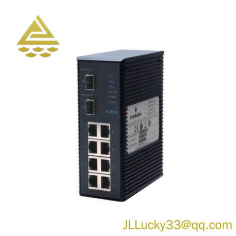 EMERSON IC086SLM082 10-Port Managed Switch: Industrial Networking Excellence