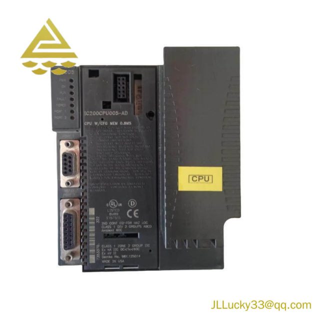 GE IC200CPU005 CPU module - High-Performance Control Center