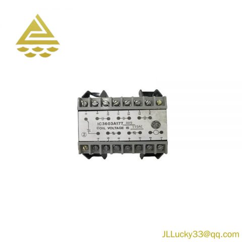 GE IC3603A177 RELAY MODULE - General Electric's Advanced Relay Module for Industrial Control Systems