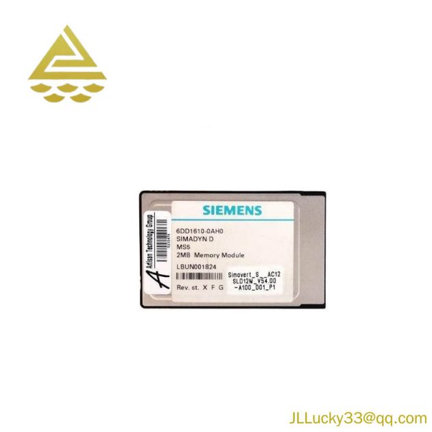 Siemens 6DD1610-0AH0 SIMADYN D Memory Submodule MS41