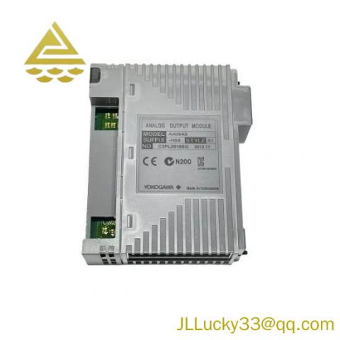 Yokogawa AAI543-H Analog Output Module: Precise Control for Industrial Automation