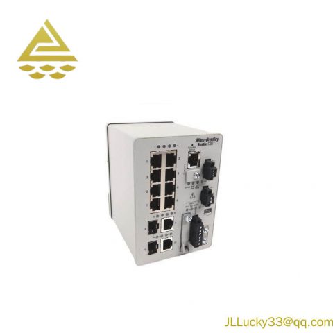 AB Electronics 1783-BMS10CA 8 Copper 10/100 Port Industrial Ethernet Switch