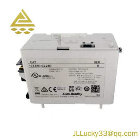 Schneider Electric 193EIO6324D, IO Overload Control Module, Relay