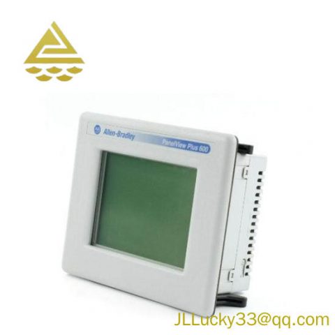 GE 2711P-T6M5D PanelView Plus 600 Grayscale Terminal, Industrial Control System, High-Performance Display Module
