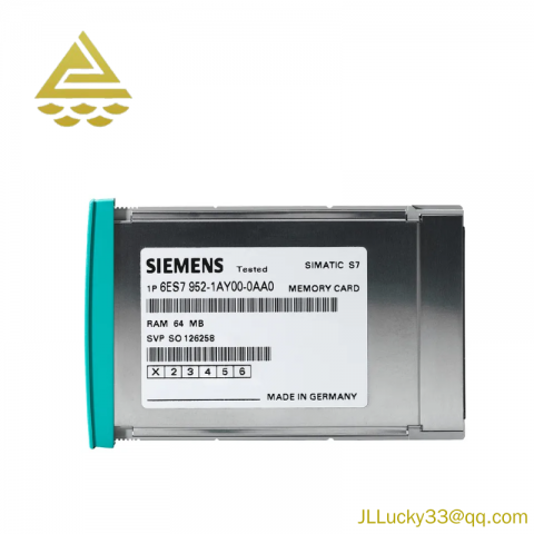 SIEMENS S7, Memory Card 6ES7952-0KF00-0AA0 - Industrial Control Module