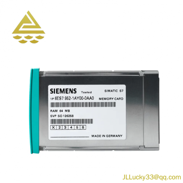 SIEMENS S7, Memory Card 6ES7952-0KF00-0AA0 - Industrial Control Module