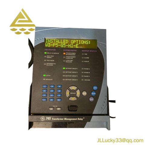 GE 745-W3-P511-G51-HI-R-E Relays: Industrial Grade Transformer Protection System