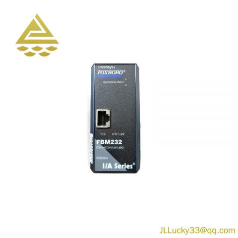FOXBORO FBM232 Mbps Ethernet Module, Single