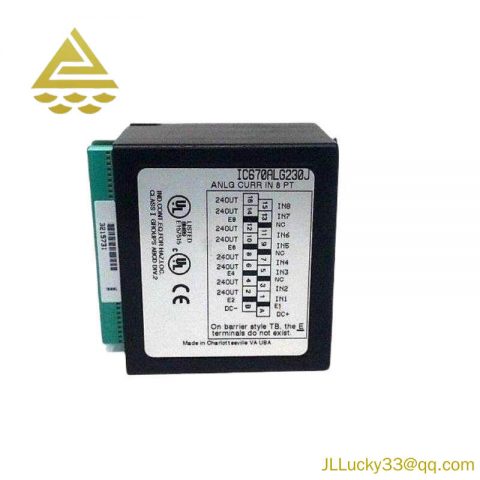 GE IC670ALG230 Analog Input Current 8 Channel Module - Precision Control for Industrial Automation