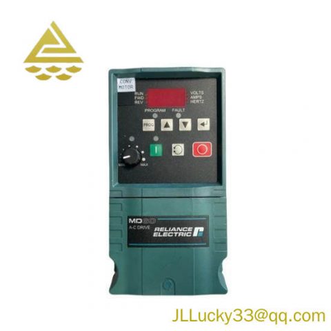 Reliance Electric 6MDBN-2P3101 AC Drive, 0.5 HP, 230VAC, 1 Phase, MD65 Series