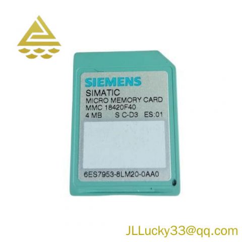 Siemens 6ES7 953-8LM20-0AA0 Micro Memory Card - Industry Standard PLC Component