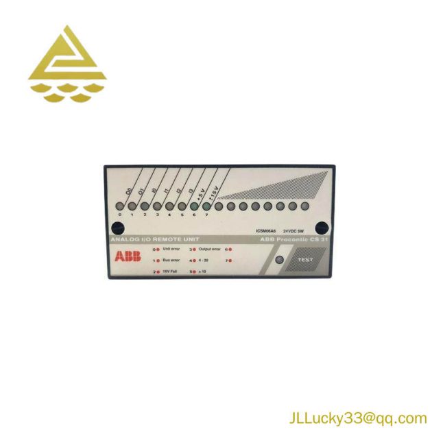 ABB ICSM06A6 FPR3350601R1062 - Remote Analog I/O Unit for Industrial Automation