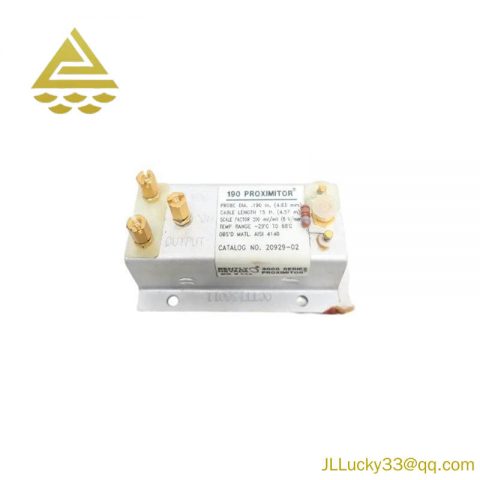 BENTLY NEVADA 20929-02 Proximity Transducer, Precision Motion Detection for Industrial Control Systems