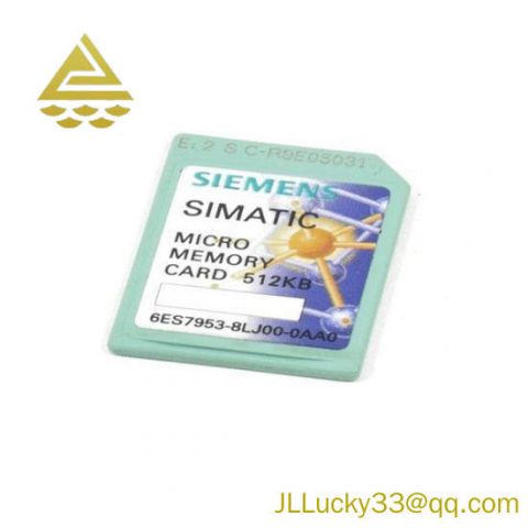 SIEMENS 6ES7953-8LJ00-0AA0 Memory Card: Industrial Control Module, Advanced Memory Solution