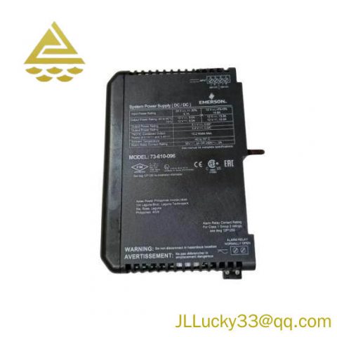 Emerson 2840A78G01 - High Precision Control Module for Industrial Automation